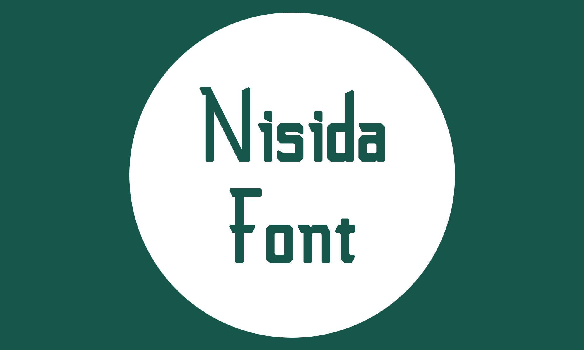 Nisida font
